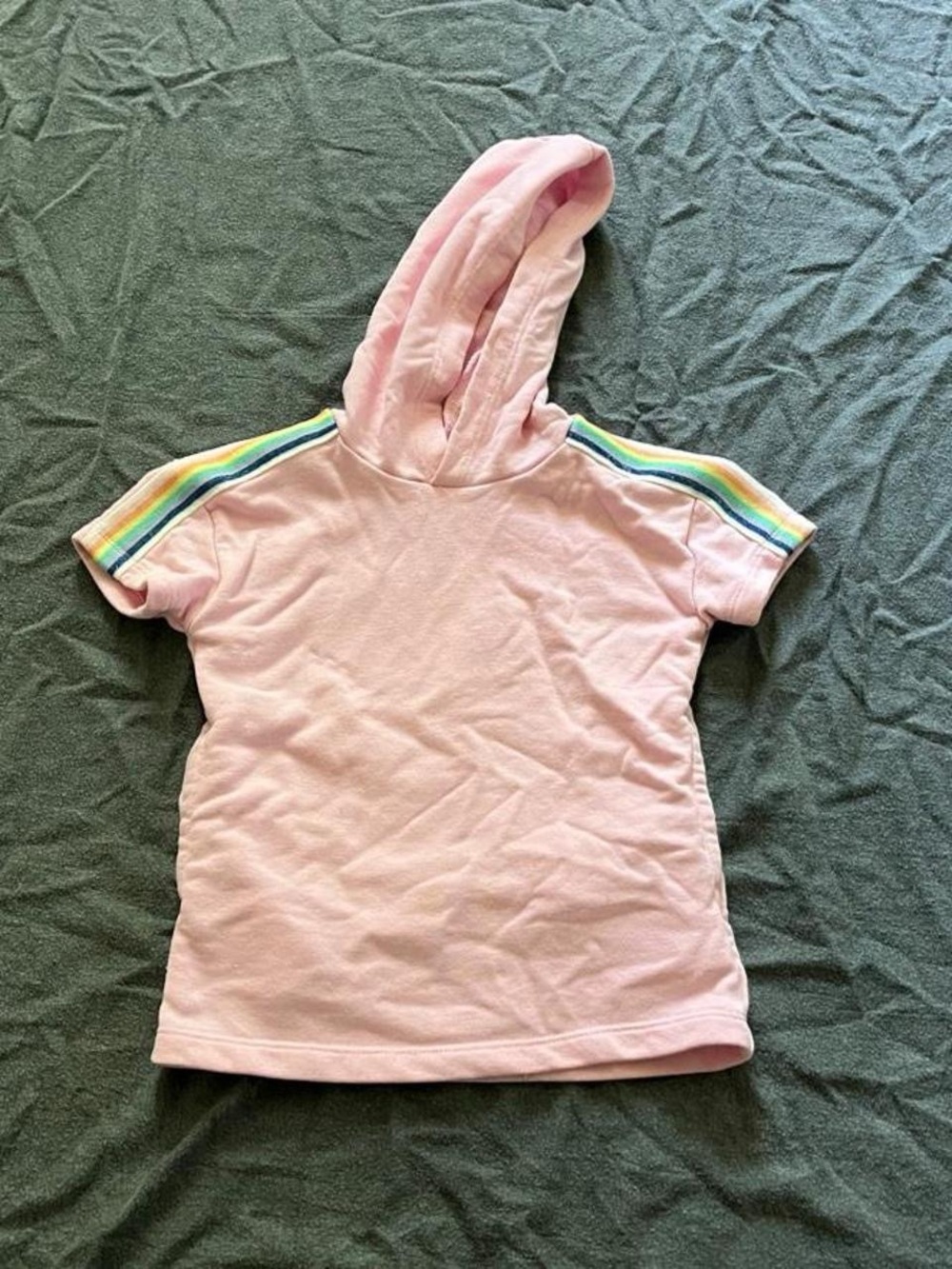Kidgets pink french terry hooded shirt